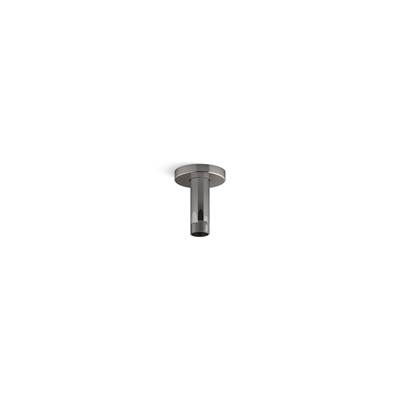 Kohler Statement 3'' ceiling-mount single-function rainhead arm and flange - Vibrant Titanium