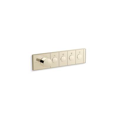 Anthem Four-outlet recessed mechanical thermostatic valve control