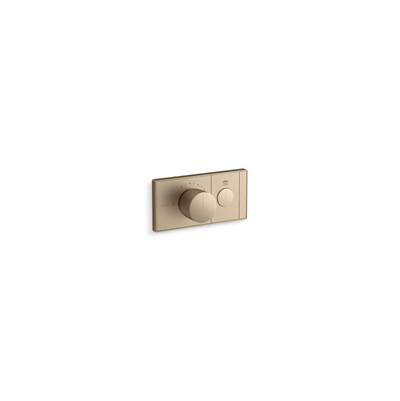 Anthem One-outlet recessed mechanical thermostatic valve control