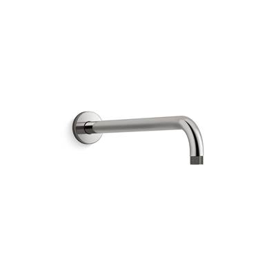 Kohler Statement 15-1/2'' wall-mount single-function rainhead arm and flange - Vibrant Titanium