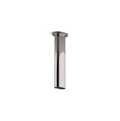 Kohler Statement 10'' ceiling-mount two-function rainhead arm and flange - Vibrant Titanium
