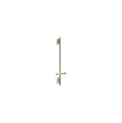 Kohler Statement 32'' deluxe slidebar with integrated water supply - Vibrant French Gold