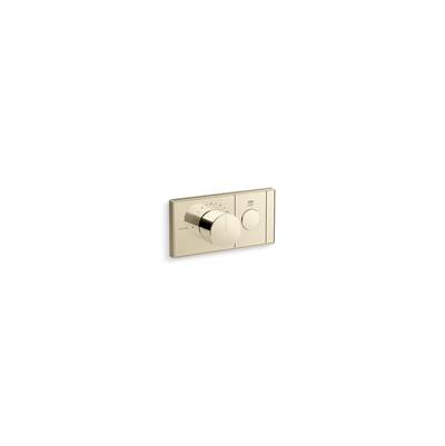 Anthem One-outlet recessed mechanical thermostatic valve control
