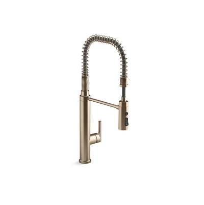 Kohler | Purist | Deck Mounted Kitchen Faucet - Vibrant Brushed Bronze
