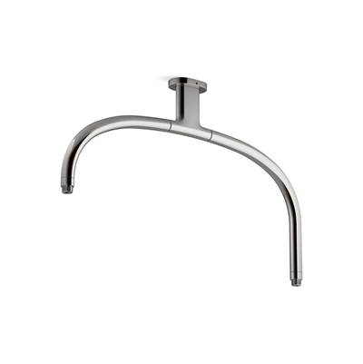 Kohler Statement Ceiling-mount single-function dual rainhead arm - Vibrant Titanium
