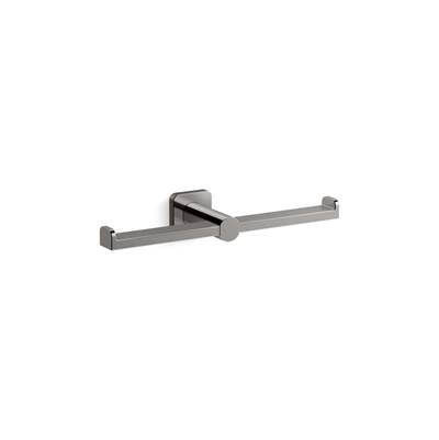 Kohler Parallel Double Toilet Paper Holder - Vibrant Titanium