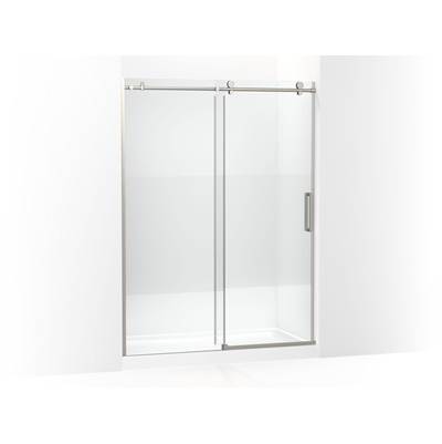 ComposedE 78'' sliding shower door with 3/8''-thick glass
