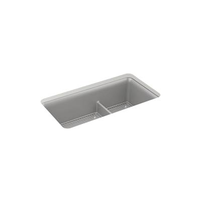 Cairn Smart Divide 33-1/2'' undermount double-bowl kitchen sink