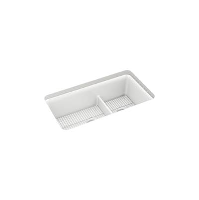 Cairn Smart Divide 33-1/2'' undermount double-bowl kitchen sink