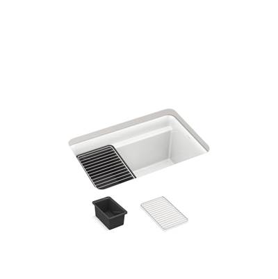 Cairn 27-1/2'' undermount single-bowl utility sink