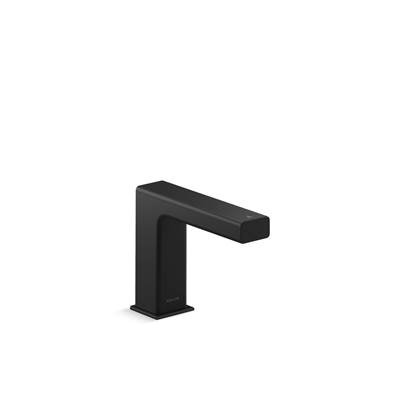 Kohler StraytE Touchless faucet with Kinesis sensor technology, AC-powered - Matte Black