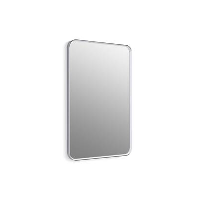 Essential 24'' x 36'' rectangular framed mirror - Polished Chrome