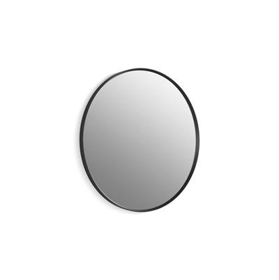 Essential 32'' round framed mirror - Matte Black