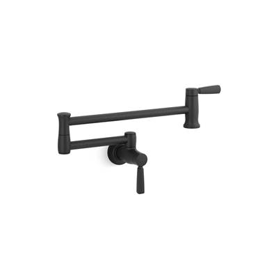 Kohler Wall-mount pot filler - Matte Black