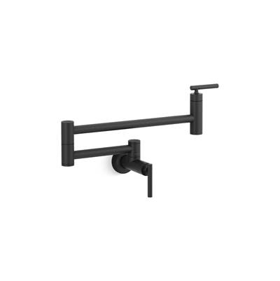 Kohler Wall-mount pot filler - Matte Black