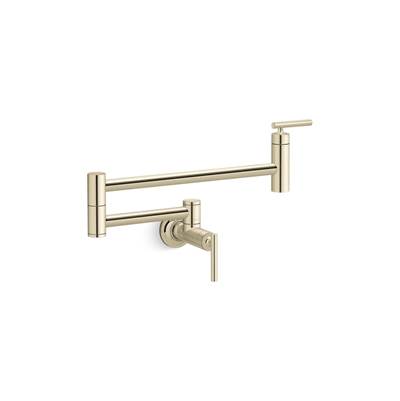 Kohler Wall-mount pot filler - Vibrant French Gold