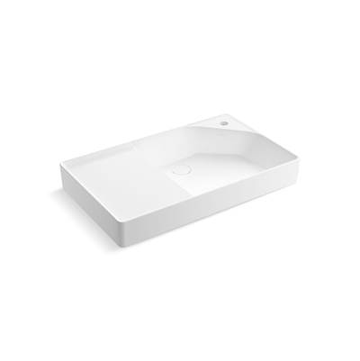 Kohler Spacity 30'' fireclay vanity top with integrated square sink - White