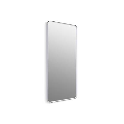 Essential 28'' x 60'' rectangular framed mirror - Polished Chrome