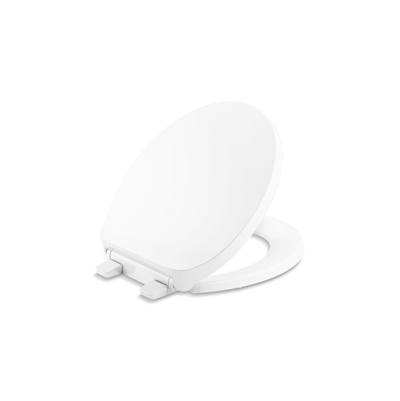 DriftE Tab ReadyLatch Quiet-CloseE round-front toilet seat - White