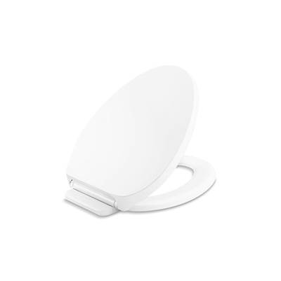 DriftE ReadyLatch Quiet-CloseE elongated toilet seat - White
