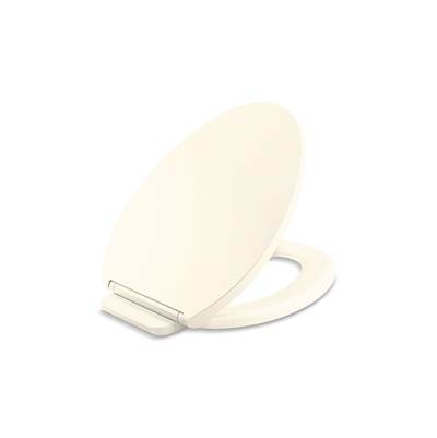 Glissade ReadyLatch Quiet-CloseE elongated toilet seat - Biscuit