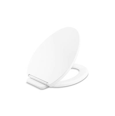 Glissade ReadyLatch Quiet-CloseE elongated toilet seat - White