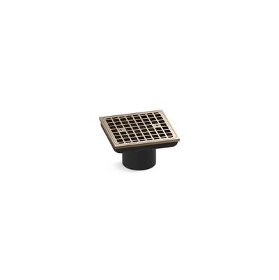 Clearflo Square brass tile-in shower drain (drain body not included)