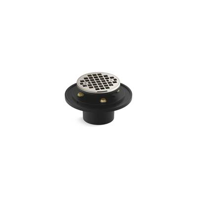 Clearflo Round brass tile-in shower drain