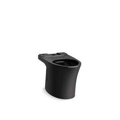 Kohler Veil Elongated toilet bowl with skirted trapway - Black
