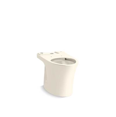 Kohler Veil Elongated toilet bowl with skirted trapway - Biscuit