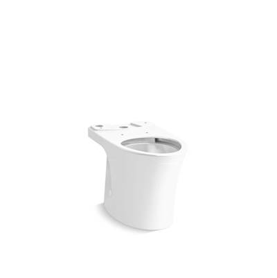 Kohler Veil Elongated toilet bowl with skirted trapway - White