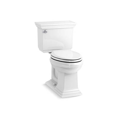 Kohler Memoirs Stately Continuousclean Two-piece Elongated Toilet, 1.28 Gpf - White