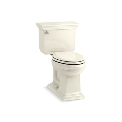 Kohler Memoirs Stately Continuousclean Two-piece Elongated Toilet, 1.28 Gpf - Biscuit