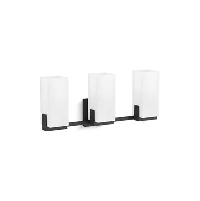 Kohler HonestyE Three-light sconce - Matte Black