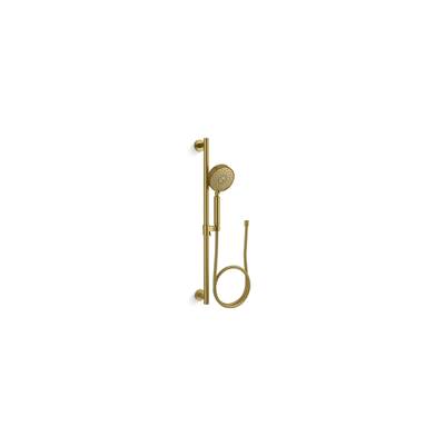 Kohler Purist 30'' Four-function Handshower Kit, 1.75 Gpm - Vibrant Brushed Moderne Brass