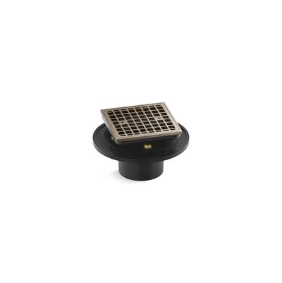 Clearflo Square brass tile-in shower drain