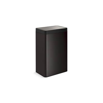 13-gallon touchless stainless steel trash can