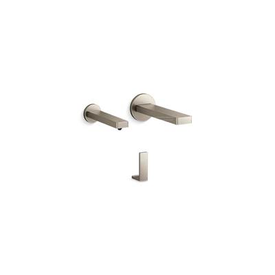 Kohler Touchless lavatory faucet and soap dispenser for ConstellationE lavatory system, 0.5 gpm - Vibrant Brushed Nickel