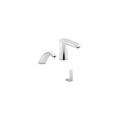 Kohler Kumin Curve Touchless Lavatory Faucet and Soap Dispenser with Kinesis Sensor Technology,...