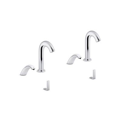 Kohler Obloe Curve Touchless Lavatory Faucets And Soap Dispensers With Kinesis Sensor Technology,...