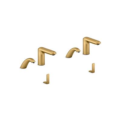 Kohler Touchless lavatory faucets and soap dispensers for ConstellationE lavatory system, 0.5 gpm - Vibrant Brushed Moderne Brass