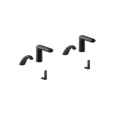 Kohler Touchless lavatory faucets and soap dispensers for ConstellationE lavatory system, 0.5 gpm - Matte Black