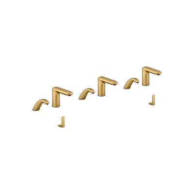 Kohler Touchless lavatory faucets and soap dispensers for ConstellationE lavatory system, 0.5 gpm - Vibrant Brushed Moderne Brass