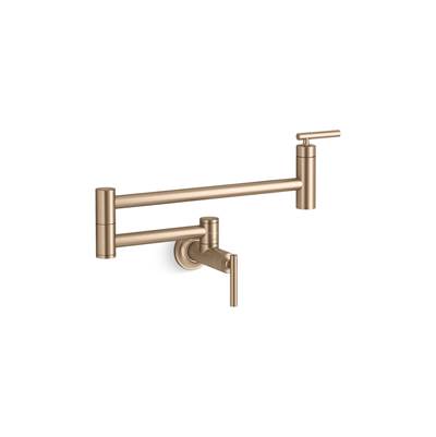 Kohler Wall-mount pot filler - Vibrant Brushed Bronze