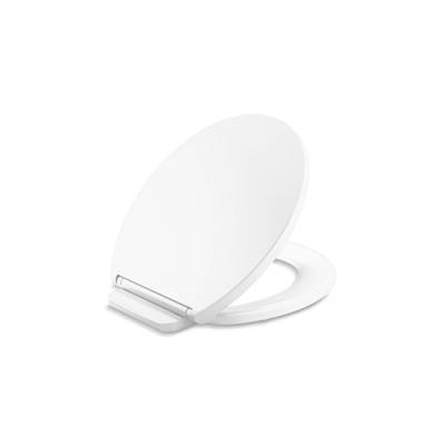 Glissade ReadyLatch Quiet-CloseE round-front toilet seat - White
