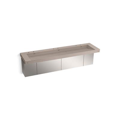 ConstellationE 90'' wall-mount trough lavatory system
