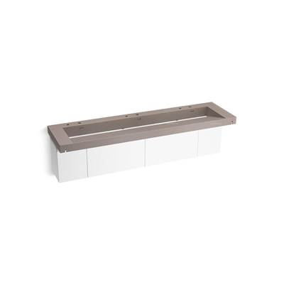 ConstellationE 90'' wall-mount trough lavatory system