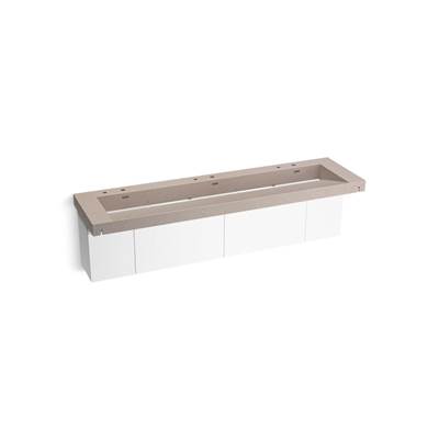 ConstellationE 90'' wall-mount trough lavatory system