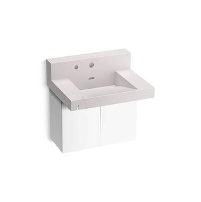 ConstellationE 30'' wall-mount lavatory system with backsplash