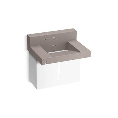 ConstellationE 30'' wall-mount lavatory system with backsplash